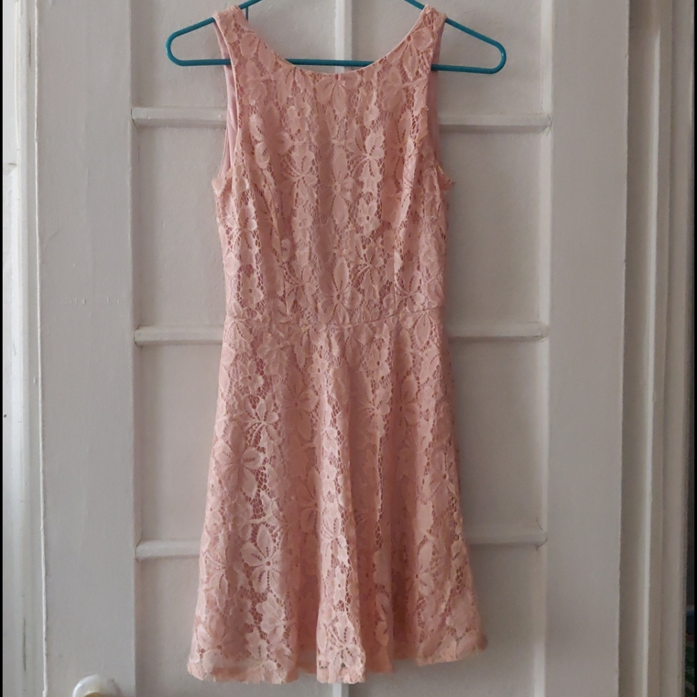 Speechless Pink Lace Dress for Juniors